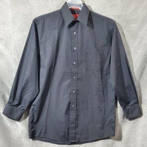 Michigan Avenue Wrinkle Resistant Dress Shirt Black 15-15 1/2 - 32/33